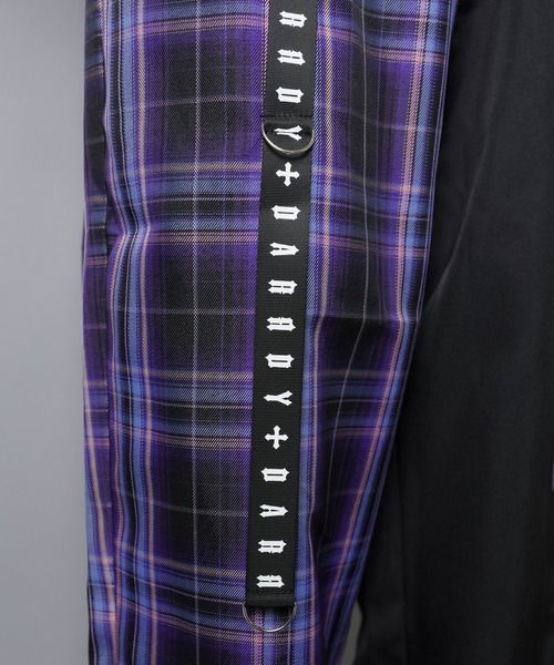DARRDY（ダーディー）の「【DARRDY/ダーディー】アシンメトリーワイドパンツ/チェック（その他パンツ・レディース・パープル/ブルー/レッド・ONESIZE）」の10枚目の写真