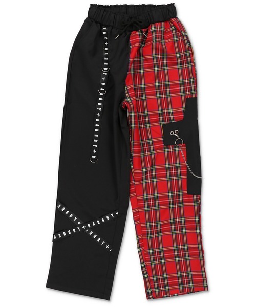 DARRDY（ダーディー）の「【DARRDY/ダーディー】アシンメトリーワイドパンツ/チェック（その他パンツ・レディース・パープル/ブルー/レッド・ONESIZE）」の15枚目の写真