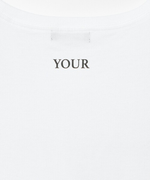 allureville(アルアバイル)の「コンビフォントTシャツ(Tシャツ/カットソー・レディース・オフホワイト/グレー系その他/モカ・2)」の6枚目の写真