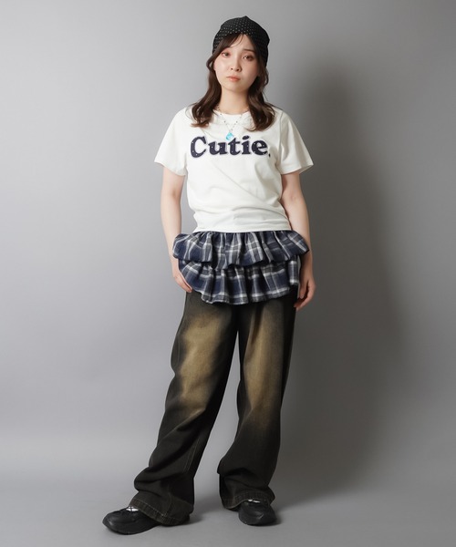 ボトムにレイヤードして一気に今っぽ！巻きスカート/ラップ