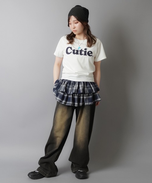 ボトムにレイヤードして一気に今っぽ！巻きスカート/ラップ