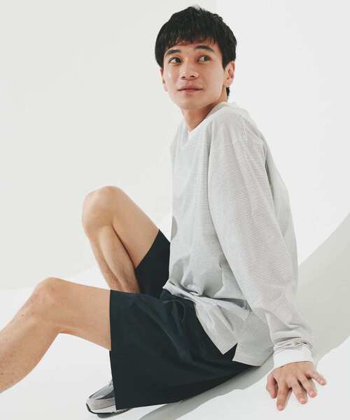 URBAN RESEARCH DOORS（アーバンリサーチドアーズ）の「『仁村紗和さん着用』『UR TECH』サマシェア イージーショーツ（その他パンツ・メンズ・ブラック/ライトブルー/チャコールグレー・MEDIUM/LARGE/X-LARGE）」の19枚目の写真