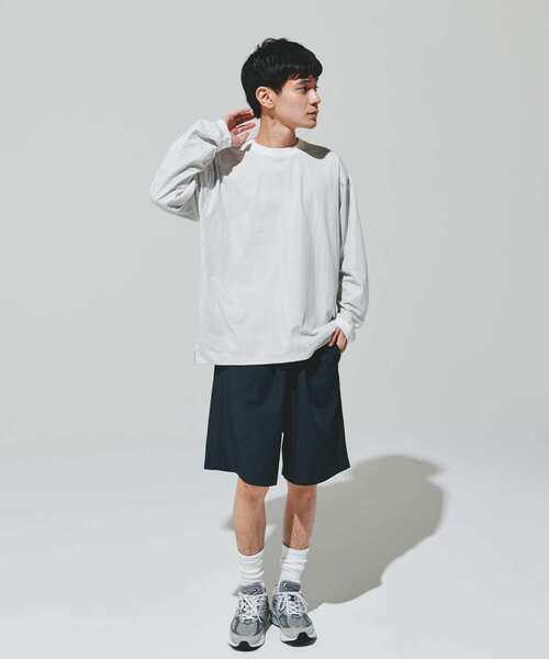 URBAN RESEARCH DOORS（アーバンリサーチドアーズ）の「『仁村紗和さん着用』『UR TECH』サマシェア イージーショーツ（その他パンツ・メンズ・ブラック/ライトブルー/チャコールグレー・MEDIUM/LARGE/X-LARGE）」の21枚目の写真