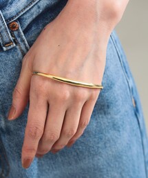 ニ*コ様 【Demi-Luxe BEAMS】 ワイド バングル Demi-Luxe BEAMS（デミルクス ビームス）ウエーブ ワイド