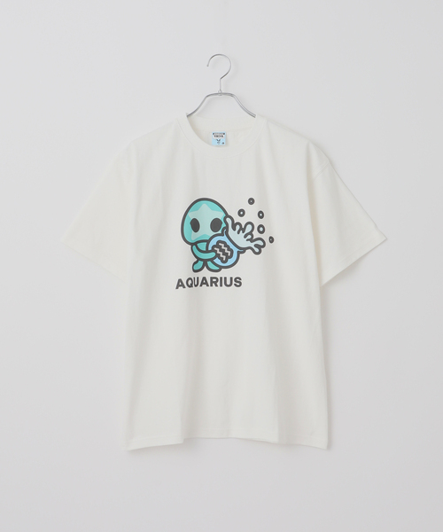 B.C STOCK（ベーセーストック）の「【HIROCK/ハイロック】別注 十二星座Tシャツ（Tシャツ/カットソー・メンズ・オフホワイト/その他23/その他20/その他21/ホワイト×ホワイト/ホワイト/ホワイト系その他/ライトホワイト/White/ブラウン/その他22/その他24・MEDIUM/LARGE/X-LARGE）」の9枚目の写真