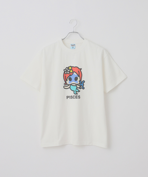 B.C STOCK（ベーセーストック）の「【HIROCK/ハイロック】別注 十二星座Tシャツ（Tシャツ/カットソー・メンズ・オフホワイト/その他23/その他20/その他21/ホワイト×ホワイト/ホワイト/ホワイト系その他/ライトホワイト/White/ブラウン/その他22/その他24・MEDIUM/LARGE/X-LARGE）」の10枚目の写真