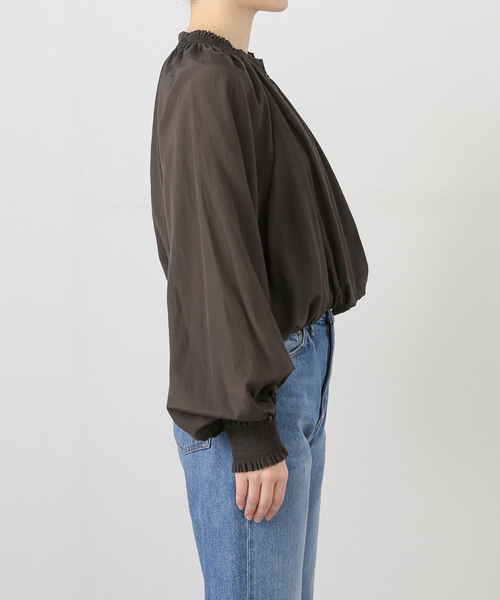 Plage - plage ブラウス　黒 plage ブラウス シャツ Linen Big レディース : ZOZOTOWN Yahoo