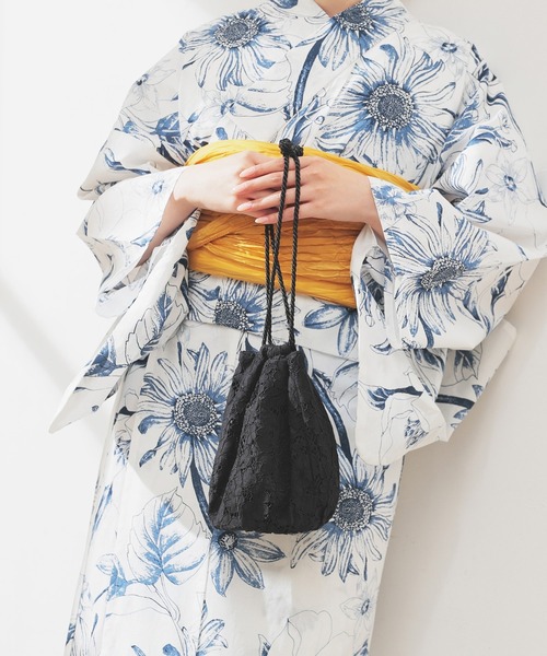 着物・浴衣・和小物 wel 楽天市場】和小物 浴衣用 ゆかた用 巾着 バッグ ウォッシャブル