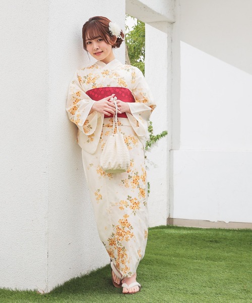 Honeys（ハニーズ）の「浴衣巾着（和装小物・レディース・ブラック系その他/アイボリー系/ピンク系その他/アイボリー・FREE）」の17枚目の写真