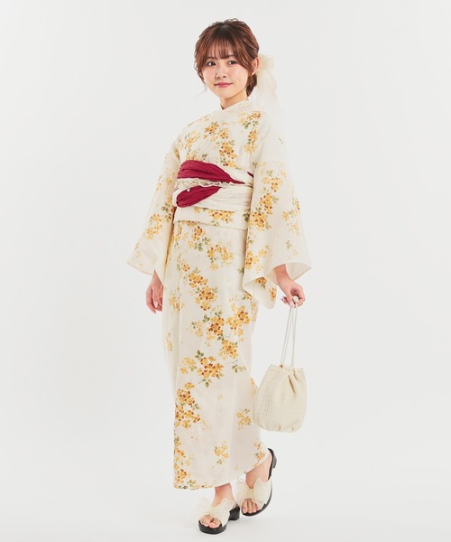 Honeys（ハニーズ）の「浴衣巾着（和装小物・レディース・ブラック系その他/アイボリー系/ピンク系その他/アイボリー・FREE）」の21枚目の写真