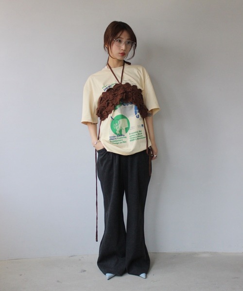 「SANSeLF」フラワーニットビスチェ sanw25s085 レディース セール】【SANSeLF】フラワーニットビスチェ sanw25s085（その他