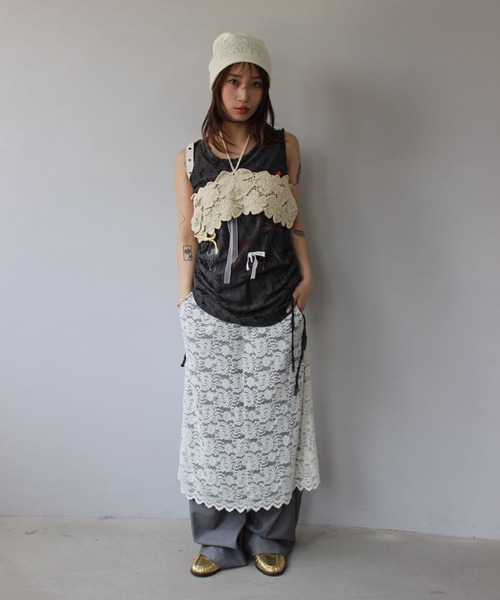 SANSeLF】フラワーニットビスチェ sanw25s085（その他トップス