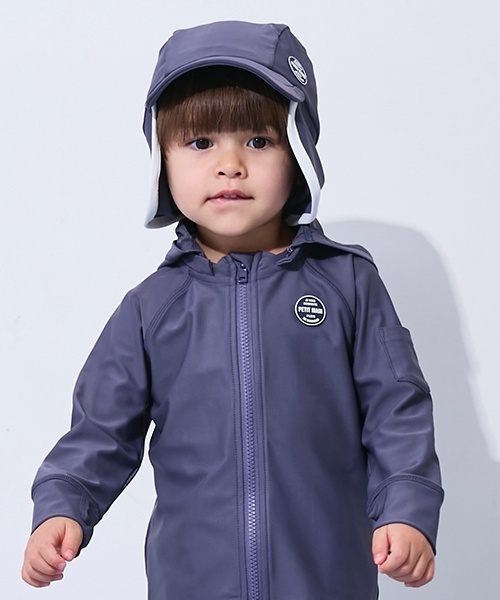 petit main(プティマイン)の「【SWIM】BOYSラッシュガード(ラッシュガード・キッズ・ライトグリーン/カラフル/チャコール/オフホワイト・120cm/110cm/90cm/100cm/80cm/130cm)」の11枚目の写真
