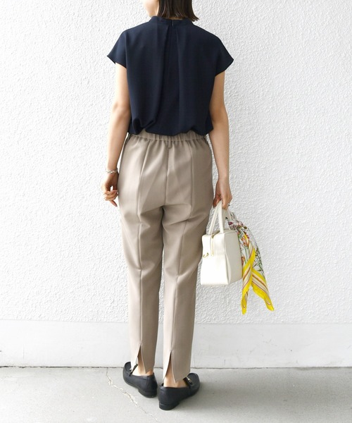 SHIPS.me（シップスミー）の「【ZOZO限定】SHIPS.me:バック スリット カプリ パンツ（その他パンツ・レディース・オフホワイト/チャコールグレー/ライトブルー/ベージュ・S-Short/S-Regular/M-Short/M-Regular/L-Short/L-Regular/XL-Short/XL-Regular/XXL-Short/XXL-Regular）」の21枚目の写真