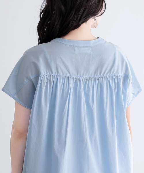 n'OrLABEL(ノアールレーベル)の「ピンタックレース半袖ブラウス(シャツ/ブラウス・レディース・ブラック/オフホワイト/ブルー・1/2)」の22枚目の写真