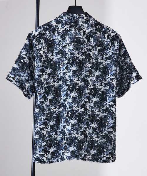 ボタニカル プリント 半袖シャツ（シャツ/ブラウス）｜5351 POUR LES