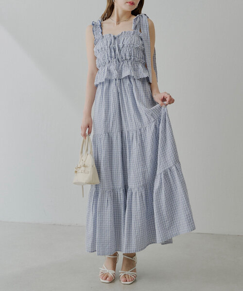 美品 ポールビューレ 半袖ロングワンピース シャーリング