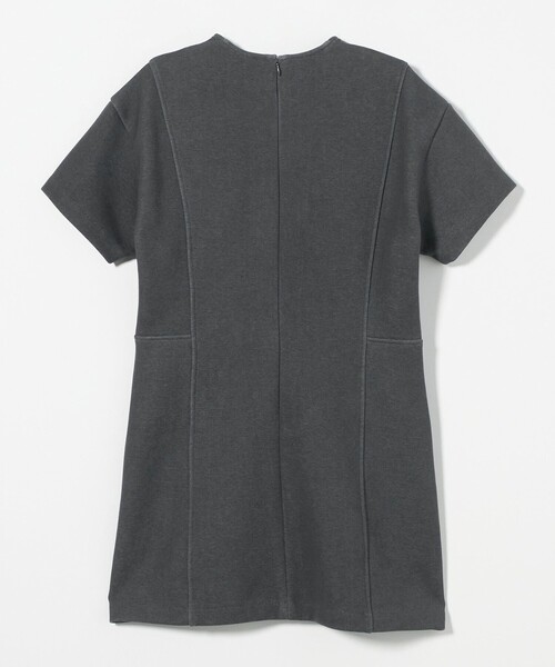 6(ロク)の「<6(ROKU)>コットンポリエステル チュニック(Tシャツ/カットソー・レディース・ダークグレー・FREE)」の5枚目の写真