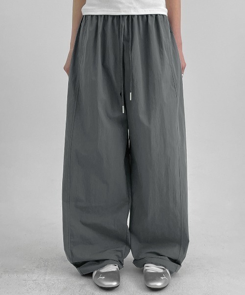 BLACKUP（ブラックアップ）の「[MADE] クールスト切替ワイド2WAYバンディングパンツ（その他パンツ・レディース・ブラック/ブルー/チャコール・FREE）」の3枚目の写真