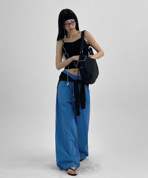 BLACKUP（ブラックアップ）の「[MADE] クールスト切替ワイド2WAYバンディングパンツ（その他パンツ・レディース・ブラック/ブルー/チャコール・FREE）」の10枚目の写真