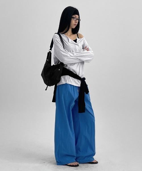 BLACKUP（ブラックアップ）の「[MADE] クールスト切替ワイド2WAYバンディングパンツ（その他パンツ・レディース・ブラック/ブルー/チャコール・FREE）」の11枚目の写真