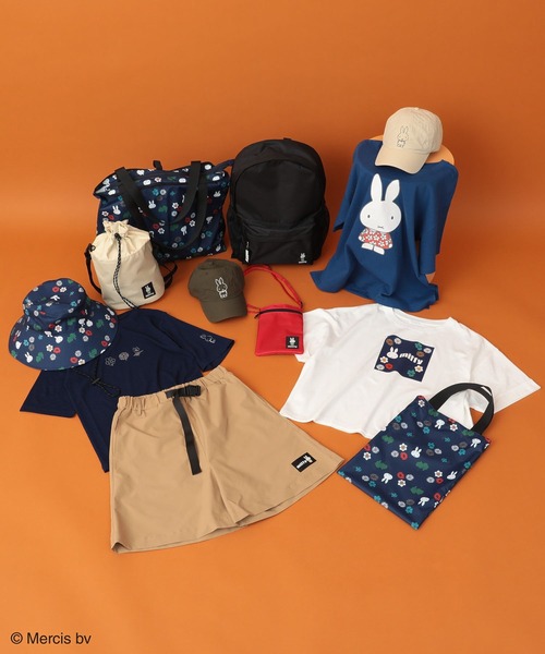 ミッフィー希少・bag in 花柄Tシャツ FREAK'S STORE/別注/Nijntje/ナインチェ miffy/ミッフィー