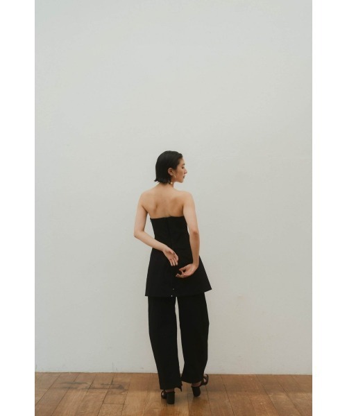 Knuth Marf(クヌースマーフ)の「lace up bare tunic(その他トップス・レディース・ブラック・FREE)」の3枚目の写真