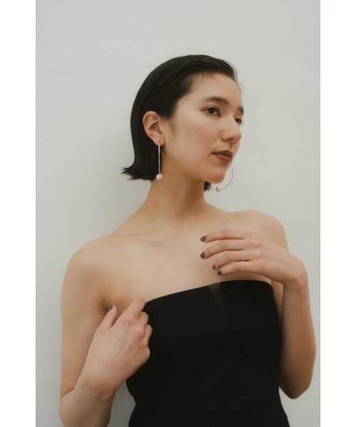 Knuth Marf(クヌースマーフ)の「lace up bare tunic(その他トップス・レディース・ブラック・FREE)」の4枚目の写真
