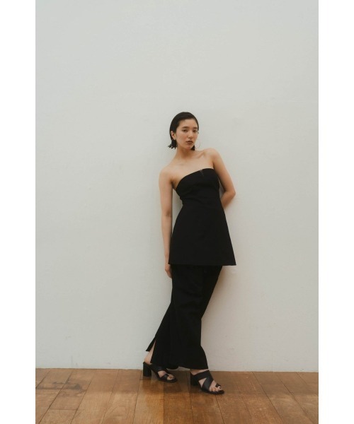 lace up bare tunic（その他トップス）｜Knuth Marf