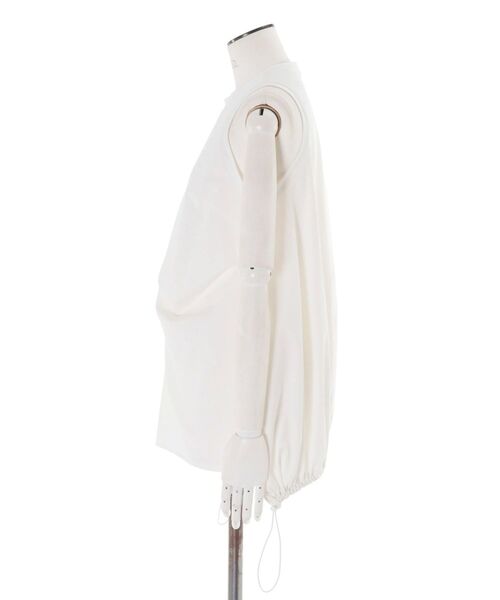 UN3D.（アンスリード）の「DRAPE COCOON TOP / ドレープコクーントップ（Tシャツ/カットソー・レディース・カーキ/ブラック/ホワイト・36/38）」の10枚目の写真