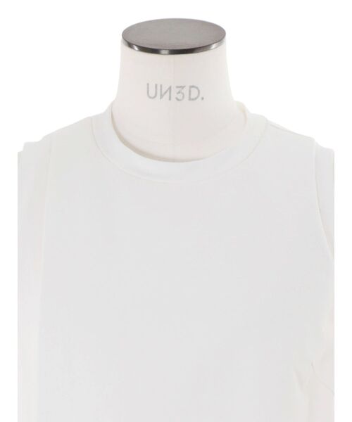 UN3D.（アンスリード）の「DRAPE COCOON TOP / ドレープコクーントップ（Tシャツ/カットソー・レディース・カーキ/ブラック/ホワイト・36/38）」の8枚目の写真