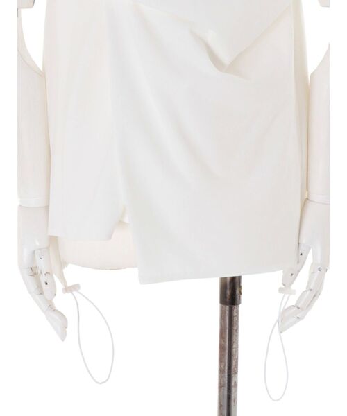 UN3D.（アンスリード）の「DRAPE COCOON TOP / ドレープコクーントップ（Tシャツ/カットソー・レディース・カーキ/ブラック/ホワイト・36/38）」の6枚目の写真