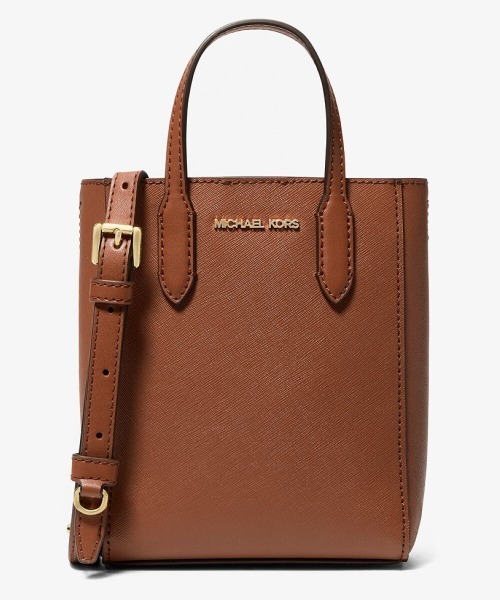 MICHAEL KORS(マイケルコース)の「VINCENT サフィアーノレザー クロスボディ ウィズ カードケース アタッチ エクストラスモール(ショルダーバッグ・レディース・ブラウン系・FREE)」の8枚目の写真