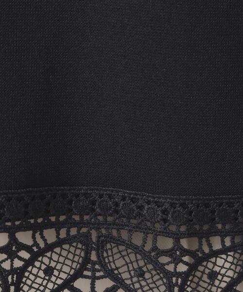 ITS'DEMO(イッツデモ)の「【吸水速乾/手洗い可/洗濯後しわになりにくい】カットミラノレーストップス(Tシャツ/カットソー・レディース・ブラック/ベビーピンク/サックスブルー/オフホワイト・00)」の13枚目の写真