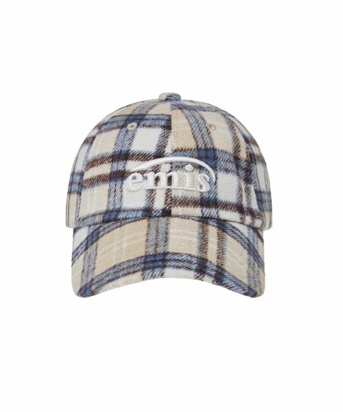 EMIS(イミス)の「MULTI COLOR CHECK BALL CAP(キャップ・レディース・ベージュ/オレンジ/ピンク・FREE)」の2枚目の写真