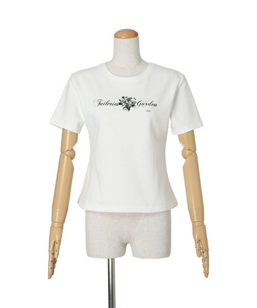 an another angelus（アンアナザーアンジェラス）の「【パリジェンヌ】ブーケロゴプリントＴ　夏服（Tシャツ/カットソー・レディース・ホワイト×レッド/ホワイト×ブラック・1/2）」の17枚目の写真