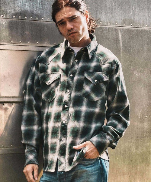 セール】ms6137- WESTERN CHECK SHIRT ウエスタンチェックシャツ