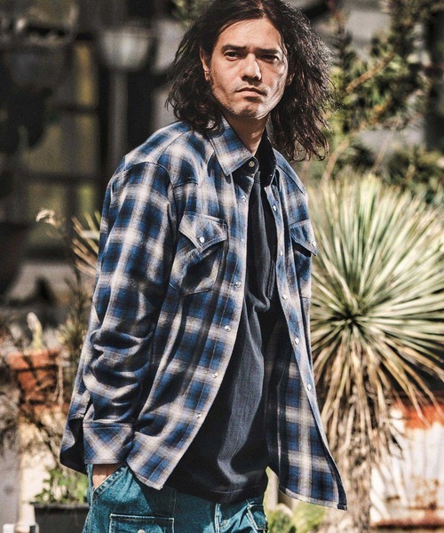 ms6137- WESTERN CHECK SHIRT ウエスタンチェックシャツ（シャツ