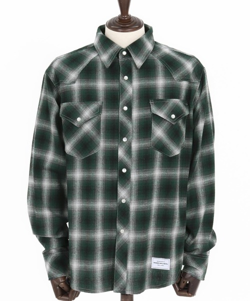 ms6137- WESTERN CHECK SHIRT ウエスタンチェックシャツ（シャツ