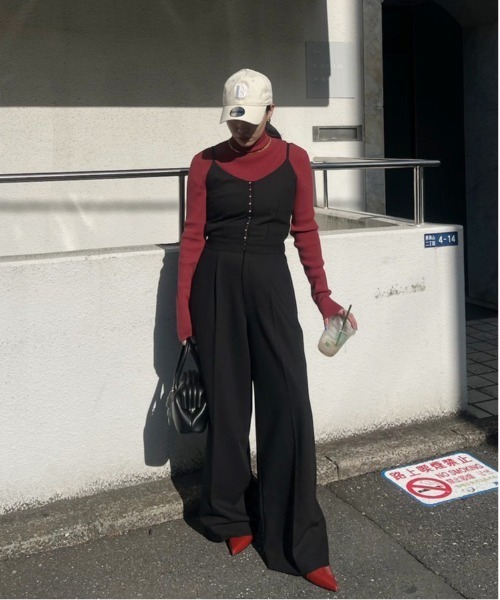 セール】2WAY HOOK ARRANGE SALOPETTE PANTS（サロペット