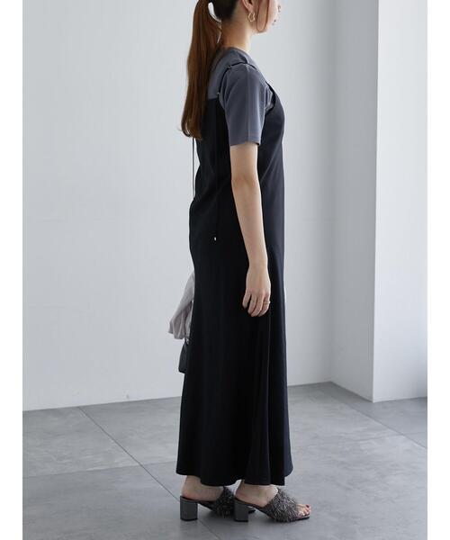 Te chichi（テチチ）の「前後2WAYフィブリルキャミワンピース《2025summer catalog item》（ワンピース・レディース・ブラウン/ブラック・F）」の11枚目の写真