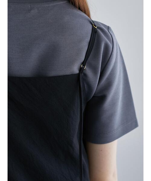 Te chichi（テチチ）の「前後2WAYフィブリルキャミワンピース《2025summer catalog item》（ワンピース・レディース・ブラウン/ブラック・F）」の13枚目の写真