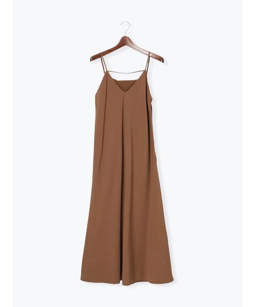 Te chichi（テチチ）の「前後2WAYフィブリルキャミワンピース《2025summer catalog item》（ワンピース・レディース・ブラウン/ブラック・F）」の16枚目の写真