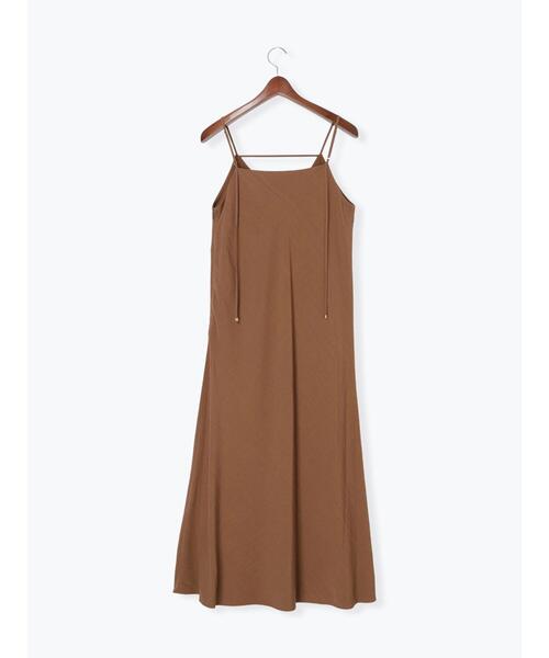 Te chichi（テチチ）の「前後2WAYフィブリルキャミワンピース《2025summer catalog item》（ワンピース・レディース・ブラウン/ブラック・F）」の17枚目の写真