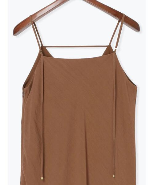 Te chichi（テチチ）の「前後2WAYフィブリルキャミワンピース《2025summer catalog item》（ワンピース・レディース・ブラウン/ブラック・F）」の21枚目の写真