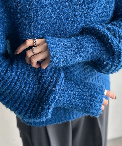 セール】ゆるっとシルエットで大人可愛く！ぽわん袖クルーネックプル