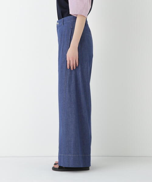 human woman（ヒューマンウーマン）の「◆【4サイズ展開】ライトオンスデニムツイストバギーパンツ（デニムパンツ・レディース・ベージュ/ブラック/ブルー・LARGE/MEDIUM/SMALL/X-SMALL）」の21枚目の写真