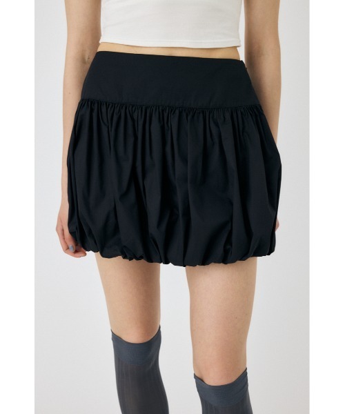 【新品タグ付】M_ マウジー（MOUSSY）タックミニスカート BLK 2 セール】BALLOON ミニスカート（スカート）｜MOUSSY（マウジー
