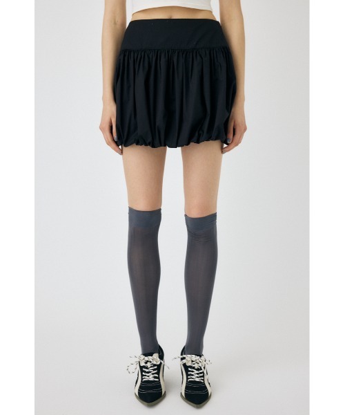 MOUSSY(マウジー)の「BALLOON ミニスカート(スカート・レディース・ブラック/オフホワイト・1/2)」の8枚目の写真