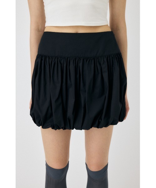 MOUSSY(マウジー)の「BALLOON ミニスカート(スカート・レディース・ブラック/オフホワイト・1/2)」の11枚目の写真